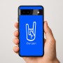 כיסוי בעיצוב אישי עם השם שלך לדגם - Google Pixel 9a 5G בעיצוב יד סלע