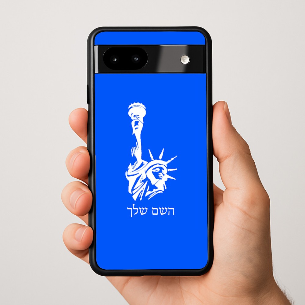כיסוי בעיצוב אישי עם השם שלך לדגם - Google Pixel 9a 5G בעיצוב פסל החירות