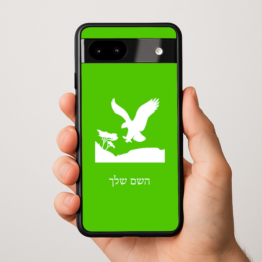 כיסוי בעיצוב אישי עם השם שלך לדגם - Google Pixel 9a 5G בעיצוב נשר אמריקאי