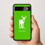 כיסוי בעיצוב אישי עם השם שלך לדגם - Google Pixel 9a 5G בעיצוב צבי