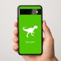 כיסוי בעיצוב אישי עם השם שלך לדגם - Google Pixel 9a 5G בעיצוב דינוזאור