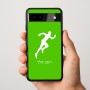 כיסוי בעיצוב אישי עם השם שלך לדגם - Google Pixel 9a 5G בעיצוב רץ