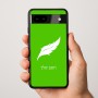 כיסוי בעיצוב אישי עם השם שלך לדגם - Google Pixel 9a 5G בעיצוב נוצת נוצה