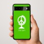 כיסוי בעיצוב אישי עם השם שלך לדגם - Google Pixel 9a 5G בעיצוב גלובוסי שלום