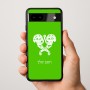 כיסוי בעיצוב אישי עם השם שלך לדגם - Google Pixel 9a 5G בעיצוב פרחי קרן