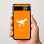 כיסוי בעיצוב אישי עם השם שלך לדגם - Google Pixel 9a 5G בעיצוב דינוזאור