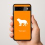 כיסוי בעיצוב אישי עם השם שלך לדגם - Google Pixel 9a 5G בעיצוב כלב