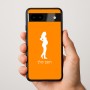 כיסוי בעיצוב אישי עם השם שלך לדגם - Google Pixel 9a 5G בעיצוב אישה בהריון