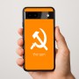 כיסוי בעיצוב אישי עם השם שלך לדגם - Google Pixel 9a 5G בעיצוב פטיש ומגל