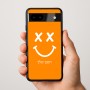 כיסוי בעיצוב אישי עם השם שלך לדגם - Google Pixel 9a 5G בעיצוב סמיילי