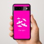 כיסוי בעיצוב אישי עם השם שלך לדגם - Google Pixel 9a 5G בעיצוב עטלפים