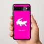 כיסוי בעיצוב אישי עם השם שלך לדגם - Google Pixel 9a 5G בעיצוב תנין