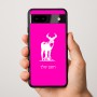 כיסוי בעיצוב אישי עם השם שלך לדגם - Google Pixel 9a 5G בעיצוב צבי