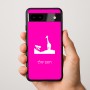 כיסוי בעיצוב אישי עם השם שלך לדגם - Google Pixel 9a 5G בעיצוב ג'ירפה באפריקה