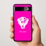 כיסוי בעיצוב אישי עם השם שלך לדגם - Google Pixel 9a 5G בעיצוב פני פנטרה