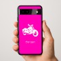 כיסוי בעיצוב אישי עם השם שלך לדגם - Google Pixel 9a 5G בעיצוב הארלי-דיווידסון