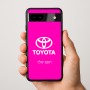 כיסוי בעיצוב אישי עם השם שלך לדגם - Google Pixel 9a 5G בעיצוב טויוטה