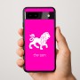 כיסוי בעיצוב אישי עם השם שלך לדגם - Google Pixel 9a 5G בעיצוב מזלות - אריה