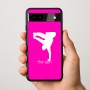 כיסוי בעיצוב אישי עם השם שלך לדגם - Google Pixel 9a 5G בעיצוב ברייקדאנס