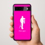 כיסוי בעיצוב אישי עם השם שלך לדגם - Google Pixel 9a 5G בעיצוב פישמן