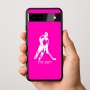 כיסוי בעיצוב אישי עם השם שלך לדגם - Google Pixel 9a 5G בעיצוב שחקן הוקי