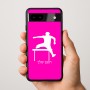 כיסוי בעיצוב אישי עם השם שלך לדגם - Google Pixel 9a 5G בעיצוב קפיצת משוכות