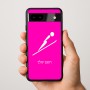כיסוי בעיצוב אישי עם השם שלך לדגם - Google Pixel 9a 5G בעיצוב קפיצת סקי אולימפית