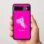 כיסוי בעיצוב אישי עם השם שלך לדגם - Google Pixel 9a 5G בעיצוב אופנוע שלג
