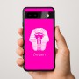 כיסוי בעיצוב אישי עם השם שלך לדגם - Google Pixel 9a 5G בעיצוב פרעה - תות ענח' אמון מצרי