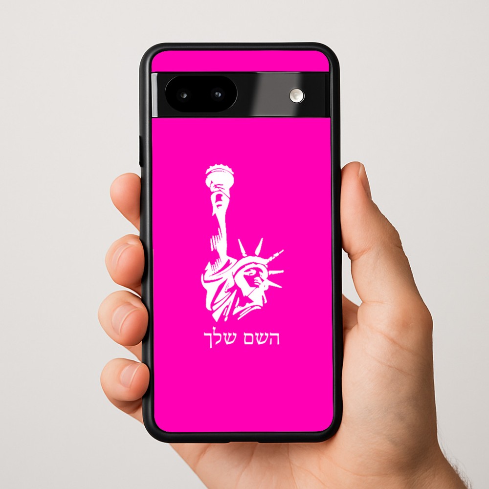 כיסוי בעיצוב אישי עם השם שלך לדגם - Google Pixel 9a 5G בעיצוב פסל החירות
