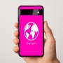 כיסוי בעיצוב אישי עם השם שלך לדגם - Google Pixel 9a 5G בעיצוב עולם