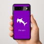 כיסוי בעיצוב אישי עם השם שלך לדגם - Google Pixel 9a 5G בעיצוב כריש ראש פטיש