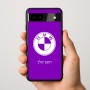 כיסוי בעיצוב אישי עם השם שלך לדגם - Google Pixel 9a 5G בעיצוב ב.מ.וו