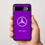 כיסוי בעיצוב אישי עם השם שלך לדגם - Google Pixel 9a 5G בעיצוב מרצדס-בנץ