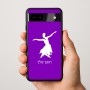 כיסוי בעיצוב אישי עם השם שלך לדגם - Google Pixel 9a 5G בעיצוב בלרינה