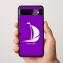 כיסוי בעיצוב אישי עם השם שלך לדגם - Google Pixel 9a 5G בעיצוב סירה