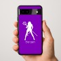 כיסוי בעיצוב אישי עם השם שלך לדגם - Google Pixel 9a 5G בעיצוב אישה שטן