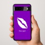 כיסוי בעיצוב אישי עם השם שלך לדגם - Google Pixel 9a 5G בעיצוב שפתיים - נשיקה