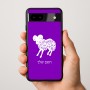כיסוי בעיצוב אישי עם השם שלך לדגם - Google Pixel 9a 5G בעיצוב מזלות - טלה