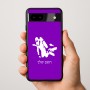 כיסוי בעיצוב אישי עם השם שלך לדגם - Google Pixel 9a 5G בעיצוב צוללן