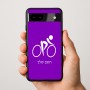 כיסוי בעיצוב אישי עם השם שלך לדגם - Google Pixel 9a 5G בעיצוב אופניים אולימפיים