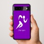 כיסוי בעיצוב אישי עם השם שלך לדגם - Google Pixel 9a 5G בעיצוב רצים אולימפיים