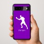 כיסוי בעיצוב אישי עם השם שלך לדגם - Google Pixel 9a 5G בעיצוב שחקן פינג פונג