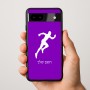 כיסוי בעיצוב אישי עם השם שלך לדגם - Google Pixel 9a 5G בעיצוב רץ