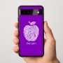 כיסוי בעיצוב אישי עם השם שלך לדגם - Google Pixel 9a 5G בעיצוב הדפס תפוח