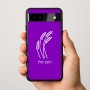 כיסוי בעיצוב אישי עם השם שלך לדגם - Google Pixel 9a 5G בעיצוב חיטה גלית זהב