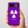 כיסוי בעיצוב אישי עם השם שלך לדגם - Google Pixel 9a 5G בעיצוב פצצת אטום גרעינית