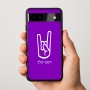 כיסוי בעיצוב אישי עם השם שלך לדגם - Google Pixel 9a 5G בעיצוב יד סלע