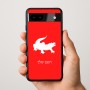 כיסוי בעיצוב אישי עם השם שלך לדגם - Google Pixel 9a 5G בעיצוב תנין