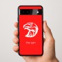כיסוי בעיצוב אישי עם השם שלך לדגם - Google Pixel 9a 5G בעיצוב ראש נשר